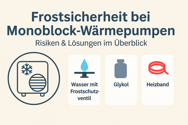Frostsicherheit bei Monoblock-Wärmepumpen – Risiken &amp; Lösungen im Überblick - Frostsicherheit bei Monoblock-Wärmepumpen – Schutz mit System