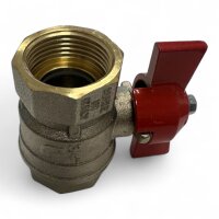 Kugelhahn aus vernickeltem Messing – 3/4" IG x...