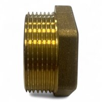 Messing-Stopfen 1 1/2" AG