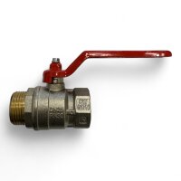 Kugelhahn aus vernickeltem Messing – 1 1/4" IG...